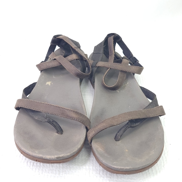 Chaco Juniper Sandals Strappy Open Toe Flats Adjustable Shoes Womens Size 7.5 - Picture 2 of 7